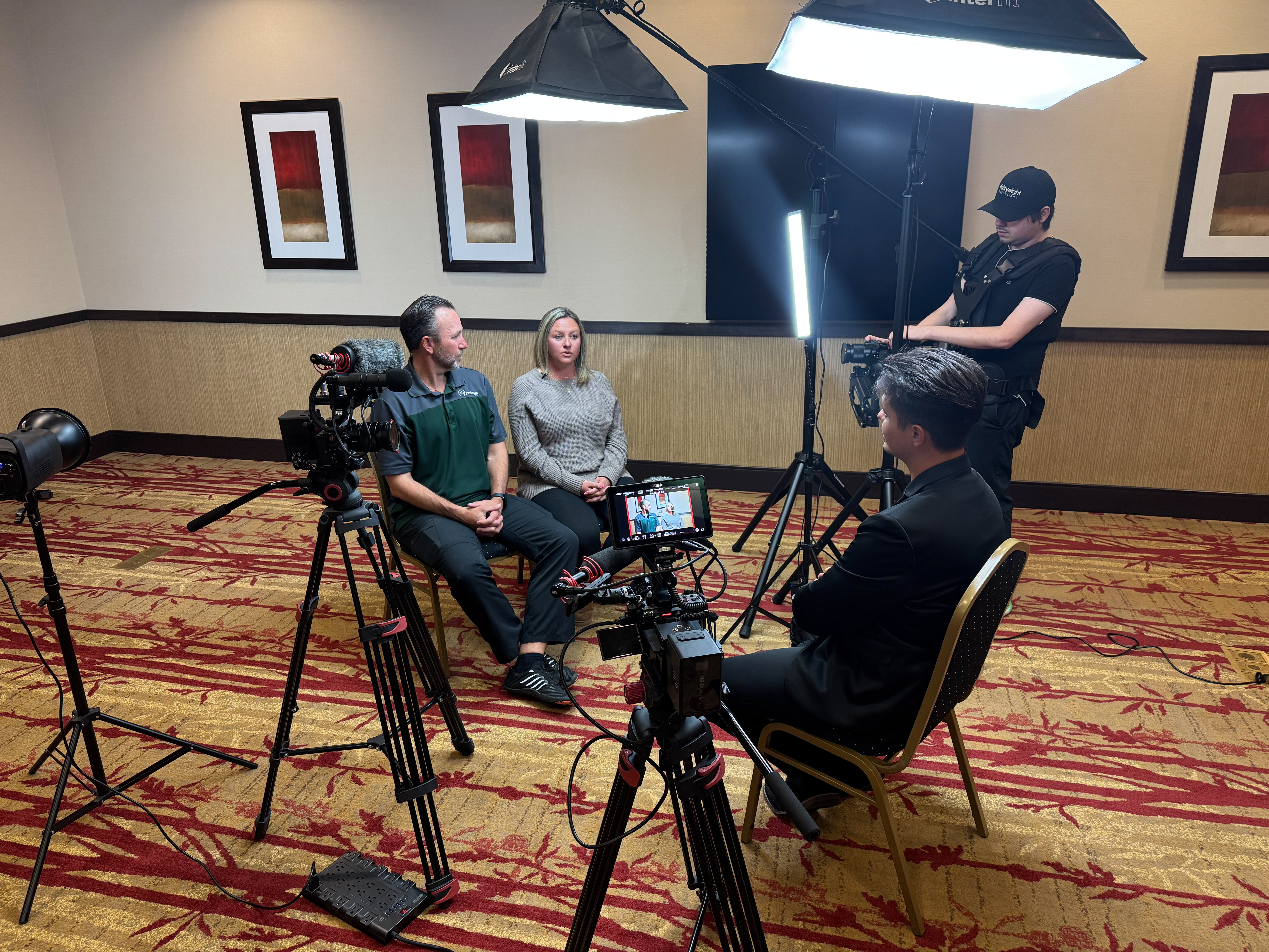 Pablo Cordova on Set